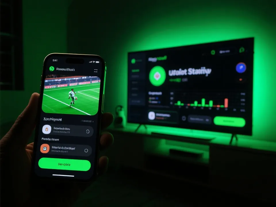 世界盃轉播平台與裝置示意圖